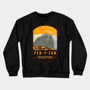 Pen y Fan Brecon Beacons National Park Crewneck Sweatshirt